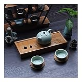 Natürliches Holz Bambus Pu-Erh Tee Tablett Kung Fu Tee Set Chinesisch Traditionelle Kulturelle Ritual Tee Set 1 stück