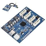 VBESTLIFE PCI-E 1 Bis 4 Adapterkarte, PCI-E 1X Bis 4X PCIe USB3.0 Konverter Extender Adapterkarten-Erweiterungskit für Ethereum Mining ETH