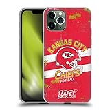Head Case Designs Offiziell Zugelassen NFL Helm Verzweifelter Look 100ste Kansas City Chiefs Logo Art Soft Gel Handyhülle Hülle Huelle kompatibel mit Apple iPhone 11