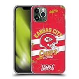 Head Case Designs Offiziell Zugelassen NFL Helm Verzweifelter Look 100ste Kansas City Chiefs Logo Art Soft Gel Handyhülle Hülle Huelle kompatibel mit Apple iPhone 11