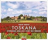 Toskana - Zypressen und das Licht des Südens - Kalender 2022 - Weingarten-Verlag - Fotokalender - Wandkalender mit fantastischen Landschaftsfotos - 55 cm x 46