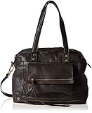 PIECES PCVARESE LEATHER BAG 17075067 Damen Schultertaschen 35x25x14 cm (B x H x T), Schwarz (Black)