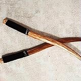 ABCCS 1 Paar Drum Sticks,Trommelstöcke,Schlagzeugsticks,Dragon Boat Drumstick Schwerkraft Big Drumstick Crescent Shaped Drum Hammer Lobby Drum Army Drum Stick Für den Wettbewerb Drum Stick