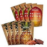 Getrocknete Früchte I 8er Exotic Set I Natürlicher Frucht Snack aus Mango und Ananas I Luftgetrocknet I Trockenobst 8x40g