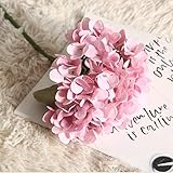 FCS Künstliche Blumen 1 Bund Seide Hortensien Vasen for Heimtextilien Zubehör Haushaltsartikel Künstliche Blumen Hochzeit dekorative Blumen (Color : 2)