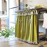 PBZLL Spitze Halbvorhang, Kurzer Vorhang Tür Vorhang Schrank Vorhang, Süße Schattenvorhang, 58x30 Zoll, 58x47 Zoll (Size : 58x47in)
