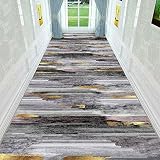 LQJZ-ミラー Moderne Flur Teppiche Läufer, rutschfeste waschbare Teppichtreppen-Korridor-Schmalläufer-Teppich, 1m / 1,5m / 2m / 2,5m / 3m / 3,5m / 4m / 4,5m / 5m / 6m Lange Teppiche (Size : 70x600cm)