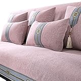 fanleittyy Hussen Sofa/Sofabezug Superweich/Couchbezug Möbelschutz [Stückweise Verkauft/Kein Komplettes Set] pink 70×180cm(27.56×70.86in)