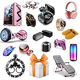 JEDNF Mystery Box Electronics, Überraschungsbox, EIN supergünstiger Herzschlag, Smartphone, kabelloser Kopfhörer, Bluetooth-Lautsprecher, Alles ist möglich! C
