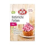 RUF Natürliche Lebensmittelfarbe pink Rote-Bete-Saft-Konzentrat färbendes Lebensmittel in Pulver-Form, 8 g