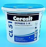 Ceresit CL51 Express 1-K, flexible 1-Komponenten-Dichtungsflüssigkeit für den Einsatz unter Fliesen und Platten im H