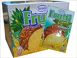 Frutti Instant Getränkepulver ohne Zucker - Geschmackrichtung: Pineapple & Ginger Ananas Ingwer 24er Packung