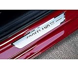 Opeltürschwellen Abriebplatte , Edelstahl-Einstiegsleistenschutz Willkommen Pedal Plate Guards Auto Styling Zubehör, 4 Stück