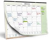 Wandkalender 2021 2022 von SmartPanda - Kalendar 2021-22 - Monatskalender für den Tisch Von Nov 2021 bis Dezember 2022 - Ein Monat zur Ansicht - 33 cm x 43 cm - auf D