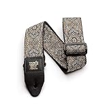 Ernie Ball Gold & Black Paisley Jacquard Strap