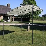 vidaXL Pavillon Cremeweiß Gartenpavillon Überdachung Partyzelt Pergola G