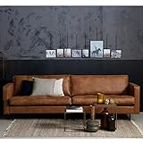 Maison ESTO 3 Sitzer Sofa Rodeo Classic Echtleder Leder Lounge Couch Ledersofa Cog