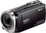 Sony HDR-CX450 Full HD Camcorder (26,8mm Weitwinkel Carl Zeiss Vario-Tessar Objektiv, 30x Zoom, EXMOR R CMOS-Sensor, Optical SteadyShot, 5-Achsen-Bildstabilisierung, intelligenter Autofokus) schw
