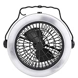 Gaeirt Campingventilator, LED-Zeltlampe mit Aufhängungsdesign für Outdoor-Wandercamping