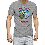 Breaking Bad Los Pollos Hermanos Vintage Retro Grau Herren T-Shirt Size XXL