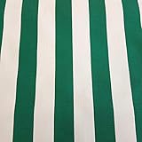 Stoff Meterware Markisenstoff Blockstreifen grün weiß gestreift UV beständig S
