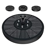 Gazechimp 7V Solar Power Springbrunnen Pumpe Im Freien Rasen Vogel Bad Aquarium Wasserk