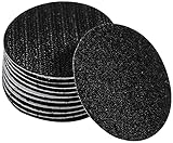 16 Paar schwarze runde Bänder geeignet für Teppiche, Sofakissen, Hängeleuchte, DIY Handwerk, 5,0 x 5,0 cm (Schwarz)