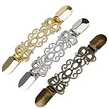 Pullover Clips Vintage Kreative Strickjacke Klipp Strass Design Cardigan Kragen Buckle für Frauen Mädchen 3 Stück