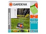 GARDENA 08221-20 Komplett-Set mit Viereck-Versenkregner OS 140