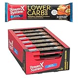 Power System LOWer Carb Protein Riegel (Karamell-Erdnuss, 18er Pack)