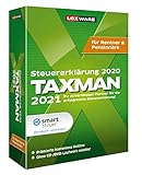 Lexware Taxman 2021 das Steuerjahr 2020|Minibox|Übersichtliche Steuererklärungs-Software Rentner und Pensionäre|Standard|1|1 Jahr|PC|D