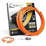 AlloyGator 4X Felgenschutzringe 12-24 Zoll Set Orange Felgenringe Felgenschutz Schutzringe S