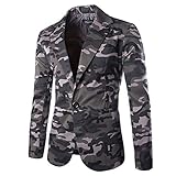 BUZHIDAO Blazer Herren Slim Fit Sakko Freizeit Business Jackett Leicht tailliert Anzugjacke Sportlich & M