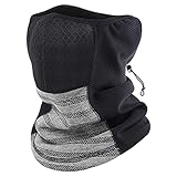 Perfeclan Balaclava Ski Bike Half Face Mask Nackenwärmer Wintersport Nackengamasche - Hellg