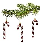 Melo Zuckerstangen Baumschmuck 6-TLG. Kunststoff 12,5