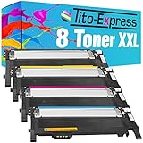 Tito-Express ProSerie 8 Toner XXL als Ersatz für Samsung CLT-406S Black mit je 1.500 Color mit 1.000 Seiten Xpress C 410 W C 460 FW C 460 W C 467 W SL C 460 W C 460 FW C 460 W C 467 W