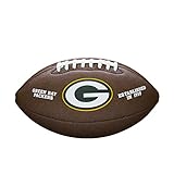 Wilson Unisex-Adult NFL LICENSED BALL GB American Football, BROWN, U
