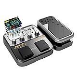 E-Gitarren Multieffekte Asmuse NUX MG 100 Professionel Multi Effekt Pedal Prozessor Looper EFX Amp EQ Mixer Instrument Bass Westerngitarre(EU Plug)