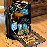 GHJGDAOM Mini Barschrank Personifizieren Wiederverwendbar Weinlagerbox, Gartendekoration im Freien, für Männer, Väter, Ehemänner, Freunde, Weihnachten, Neujahr,001,