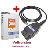 AutoDia K509 mit CarPort Software Basis-Modul CAN USB Diagnose CAN UDS I