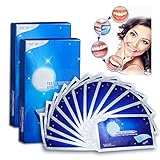 Teeth Whitening Stripes 56pcs Zahnaufhellungs Bleaching Strips für Weißere Zähne, Zahnaufheller Zahnpflege Set für Weiße Zähne Teeth Whitening S