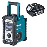 Makita Akku-Baustellenradio DMR110 7.2V-18V 1x 3,0 Ah Li-Ion Akk