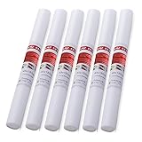 AMZ-BOX Schubladenmatte, DIY Waschbare wasserdichte Matte, Schubladeneinlage für Kühlschrank und Schublade (6 Pcs Transparent-45x150cm)