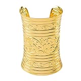 Boland 64464 - Armband Noble of The Nile, gold, Modeschmuck, Armkette, Ägypten, Rom, Cleopatra, Zigeunerin, Kostüm, Karneval, Mottoparty