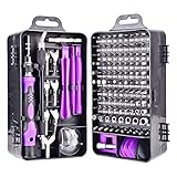 QCMYJM 135/25 Set 1 Satz Feinpräzisionsinstrumente Multi-Computer Mobiltelefonreparatur Handgarantie Home Tools (Colore : 135 in 1 Purple, Spedito da : China)