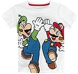 Super Mario Mario & Luigi Kinder & Babies T-Shirt weiß 110/116