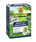 Compo FLORANID Rasendünger mit Moosvernichter, 3 Monate Langzeitwirkung, Feingranulat, 6 kg, 200 m²
