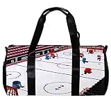 Eishockey Tasche Große Kapazität Leichtgepäck Weekender Duffle Bags für Sportler Camping Reise Sport 17.7x9x9