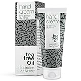 Australian Bodycare Hand Cream 100ml | Handcreme für sehr trockene Hände | Handcreme für Männer & Frauen mit rauen & rissigen Händen | Vegane Handcreme mit 100% natürlichem Teebaumö