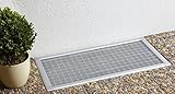 Kellerschacht Lichtschacht-Abdeckung mit Rahmen silber Bausatz bis 150 x 80